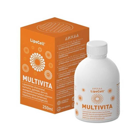 LipoCell Multivita liposomski multivitamini + kurkumin, 250 mL