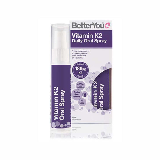 BetterYou K2 vitamin ustno pršilo, 25 mL