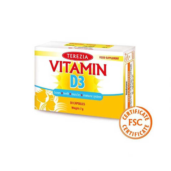 Vitamin D3 - 1000 IU, 30 kapsul