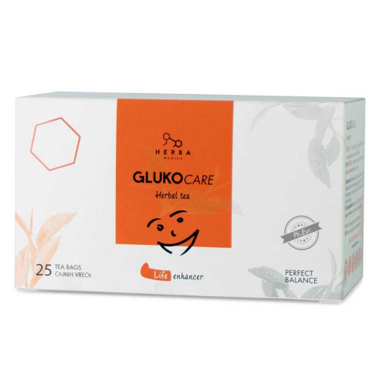 GlucoCare zeliščni čaj, 25 filter vrečk