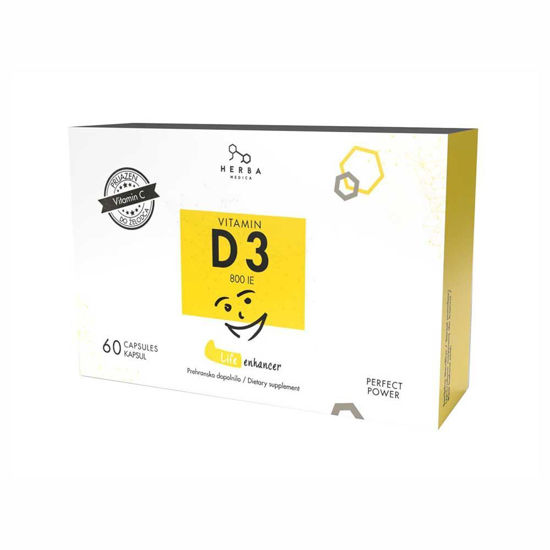 D vitamin Herba medica, 60 kapsul