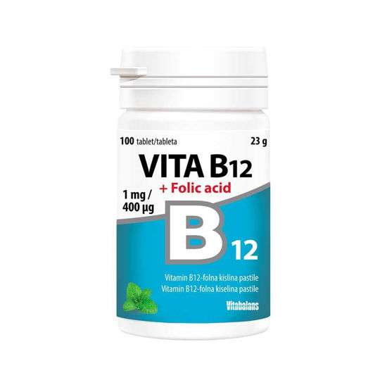 Vita B12 + folna kislina, 100 tablet