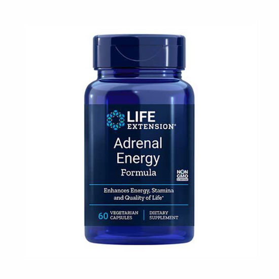 LifeExtension Adrenal Energy Formula, 60 ali 120 kapsul