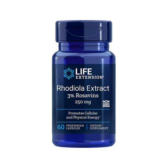 LifeExtension Rhodiola Rosea rožni koren, 60 kapsul
