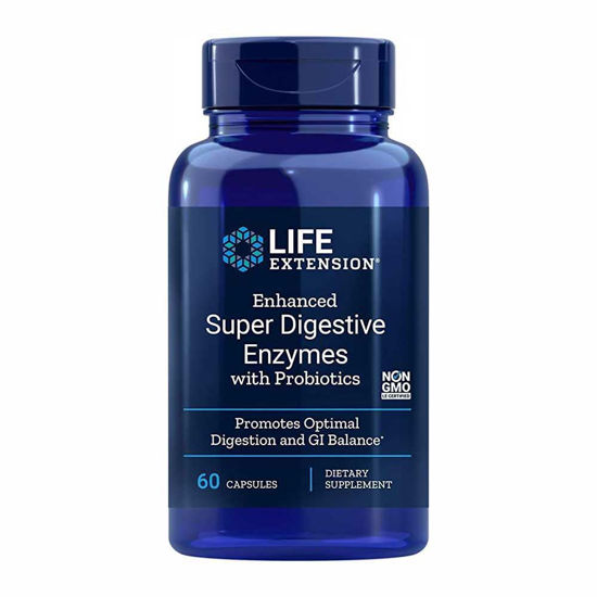 LifeExtension Super prebavni encimi, 60 vegetarijanskih kapsul