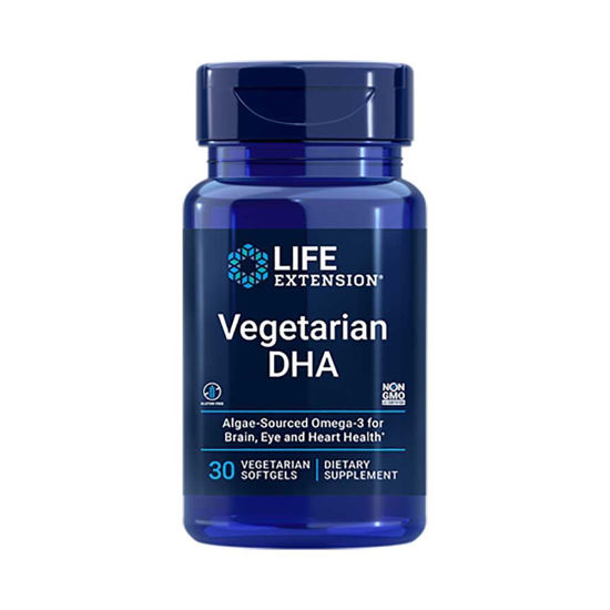LifeExtension vegetarianska DHK, 30 mehkih kapsul