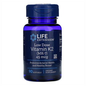 Slika LifeExtension K2 (MK-7) vitamin, 90 mehkih kapsul