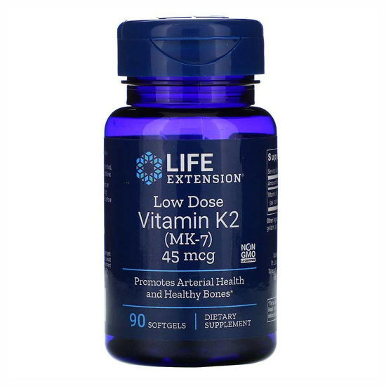 LifeExtension K2 (MK-7) vitamin, 90 mehkih kapsul