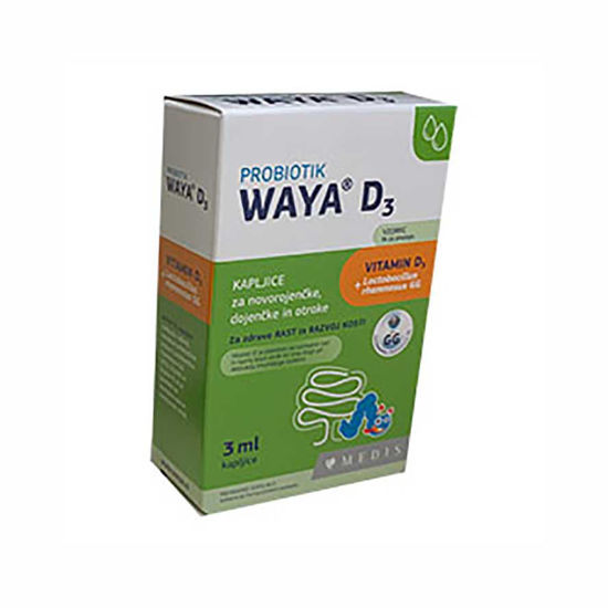 Waya D3 kapljice, 3 mL (GRATIS IZDELEK)