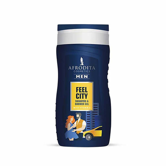 Afrodita Men Feel City gel za šamponiranje in prhanje, 250 mL