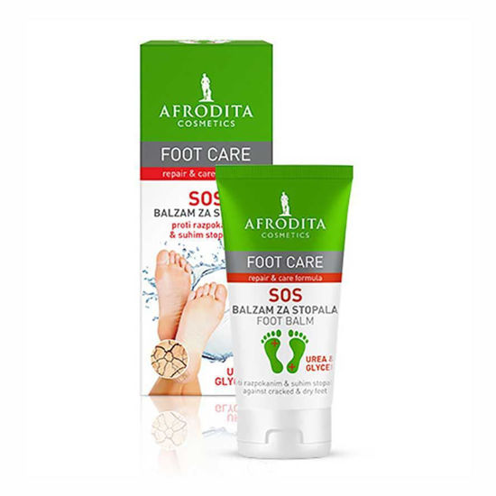 Afrodita Foot Care SOS balzam za trdo in razpokano kožo, 50 mL