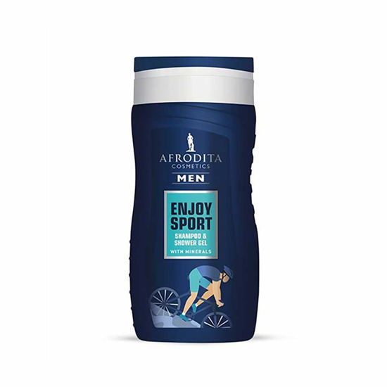 Afrodita Men Enjoy Sport gel za šamponiranje in prhanje, 250 mL