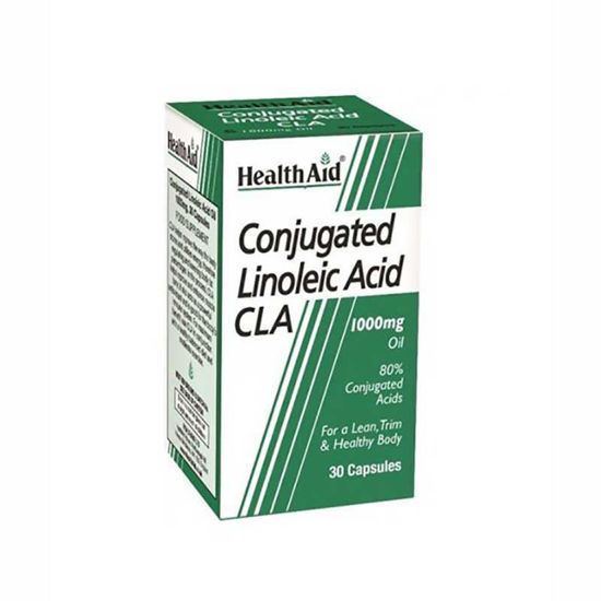 HealthAid CLA konjugirana linolna kislina 1000 mg, 30 kapsul