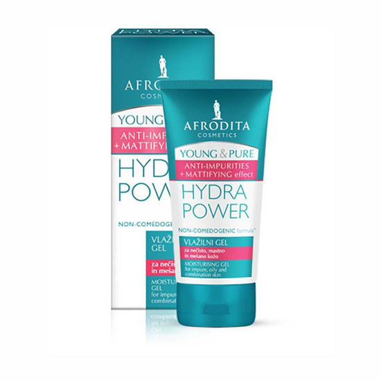 Afrodita Young & Pure Hydra Power vlažilni gel, 50 mL