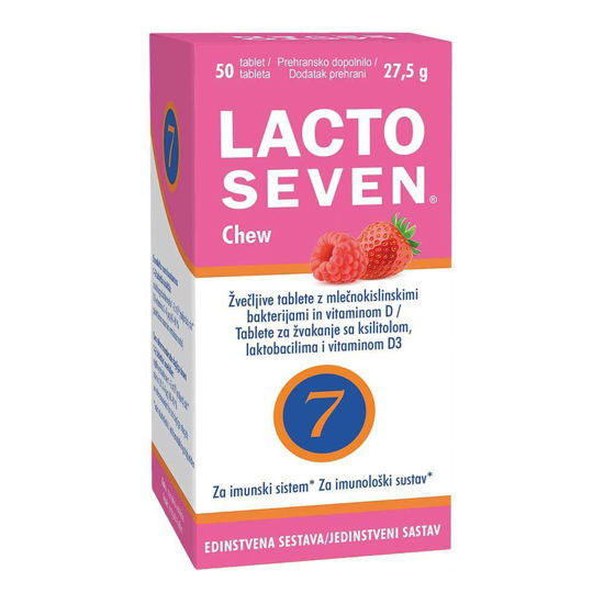 LactoSeven Chew, 50 žvečljivih tablet