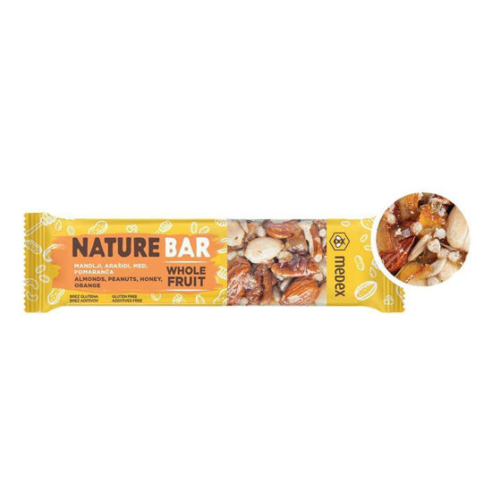 Medex Nature Bar ploščica pomaranča, 40 g
