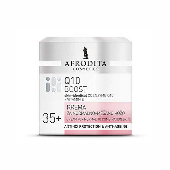 Afrodita Q10 Boost krema za normalno do mešano kožo, 50 mL