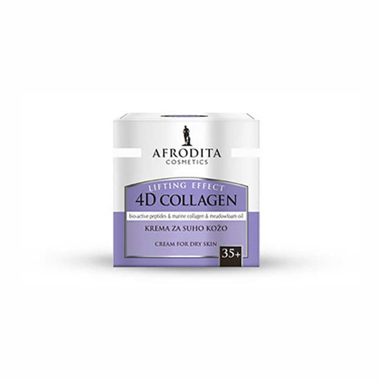 Afrodita 4D Collagen Lifting Effect krema za suho kožo, 50 mL