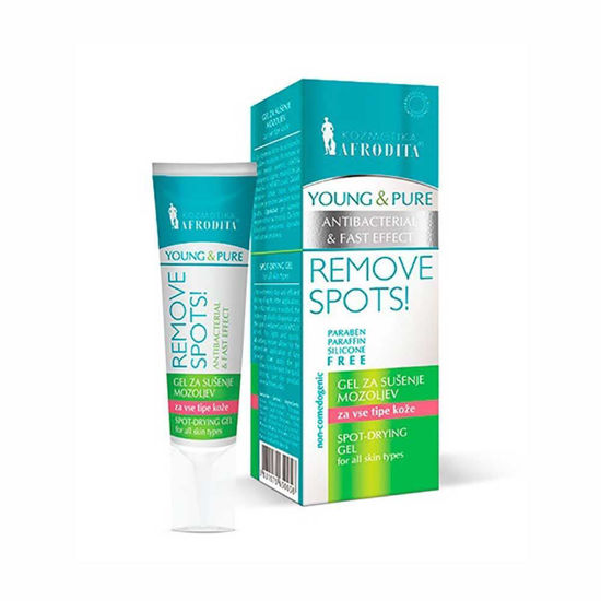 Afrodita Young & Pure gel za sušenje mozoljev, 15 mL