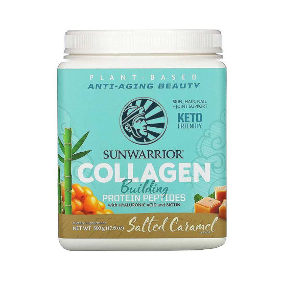 SunWarrior Collagen Building slana karamela veganski kolagen, 25 g, 12 x 25 g ali 500 g