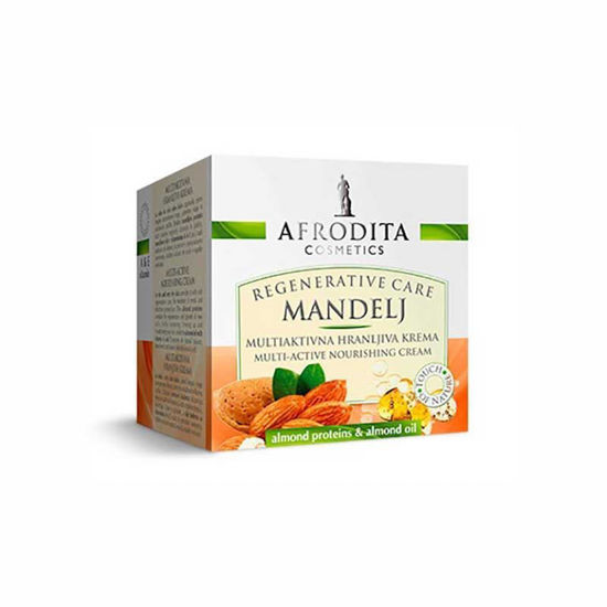 Afrodita mandelj multiaktivna hranljiva krema, 50 mL