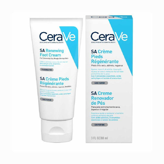 CeraVe SA obnovitvena krema za stopala, 88 mL