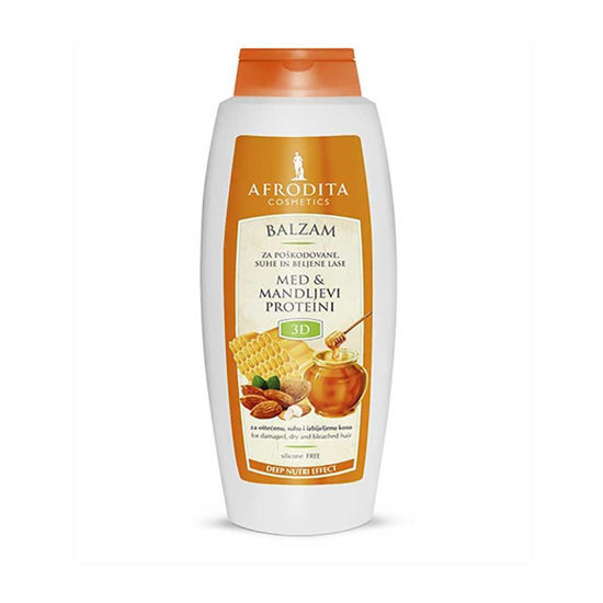 Afrodita 3D med & mandljevi proteini balzam, 400 mL