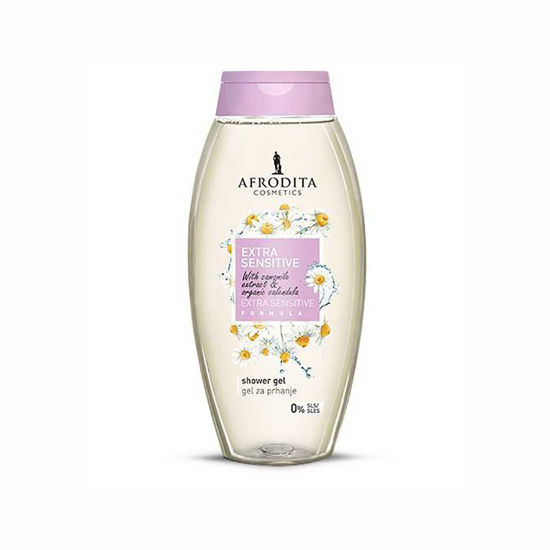 Afrodita Extra Sensitive negovalno mleko za telo, 250 mL