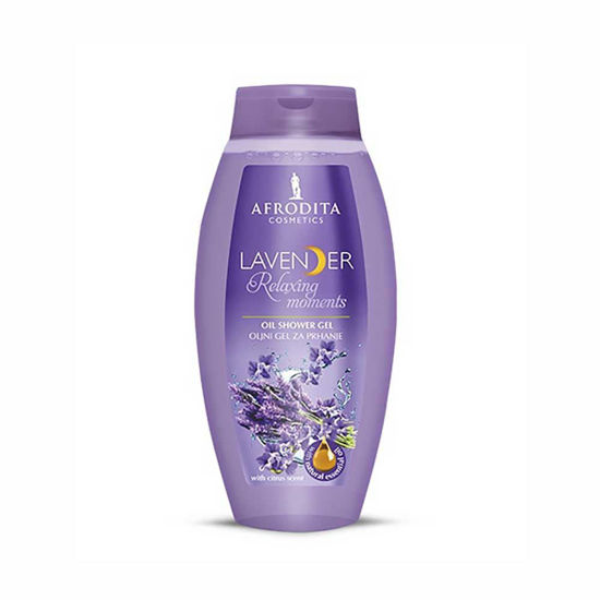 Afrodita Lavander oljni gel za prhanje, 250 mL