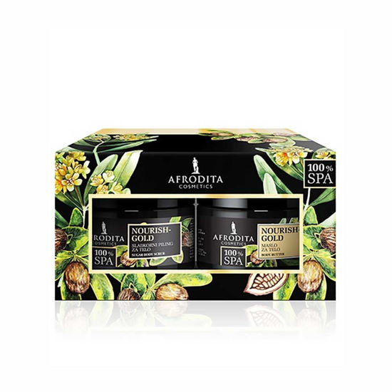 Afrodita Nourish Gold darilni paket, 1 set