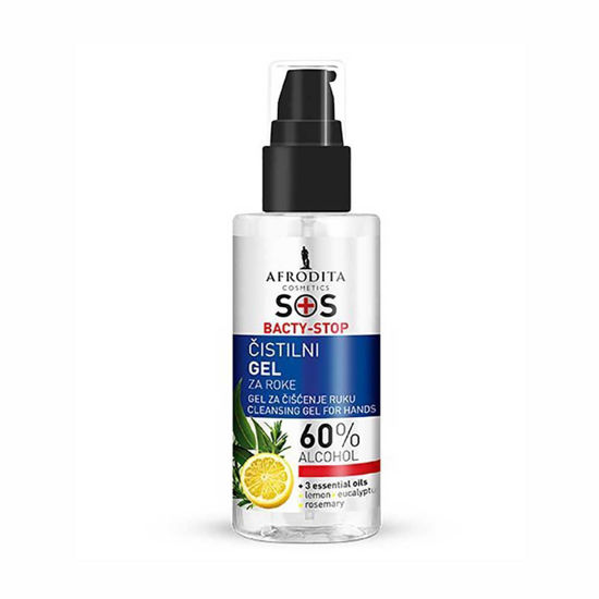 Afrodita SOS Bacty Stop čistilni gel za roke, 95 mL