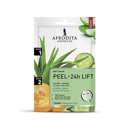 Afrodita Why Mask Peel + 24h Lift maska, 2 x 6 mL