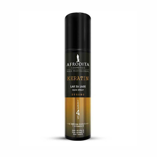 Afrodita Keratin Strong lak za lase, 200 mL