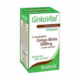 Slika HealthAid Ginko Vital Gingko Biloba, 30 kapsul