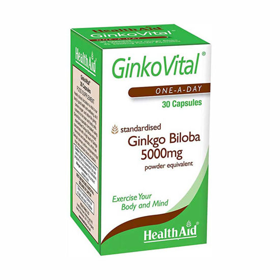 HealthAid Ginko Vital Gingko Biloba, 30 kapsul