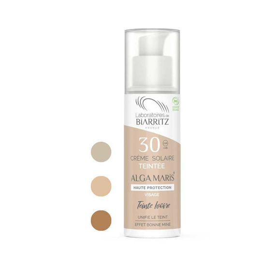 Alga Maris tenirana krema za sončenje za obraz ZF30, 50 mL