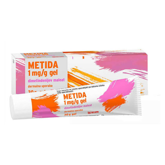 Metida dimetindenijev maleat gel, 30 ali 50 g