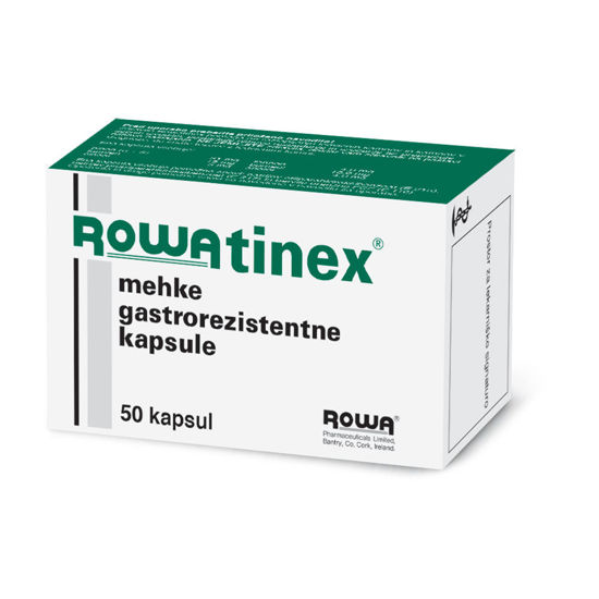 Rowatinex mehke gastrorezistentne kapsule, 50 kapsul
