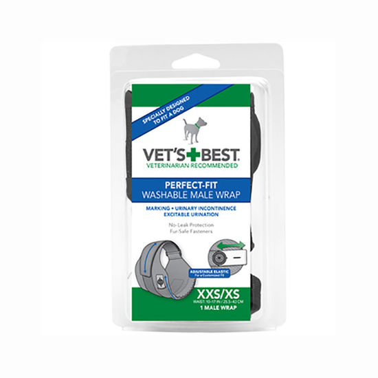 Vet's Best Perfect Fit pralne plenice za samce XXS/XS, 1 kos