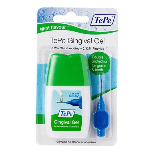 TePe gingivalni gel s fluorom in interdentalna ščetka (GRATIS)