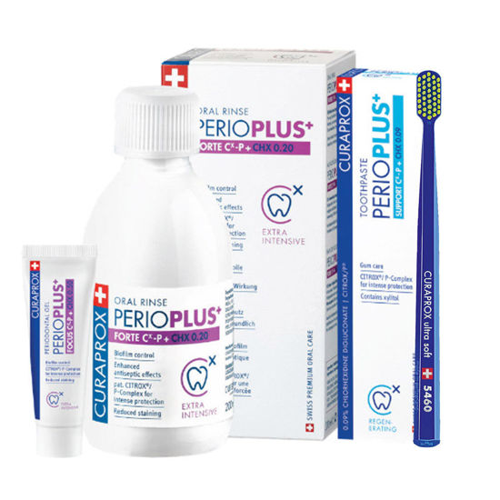 Curaprox Perio Plus + Forte paket, 1 set