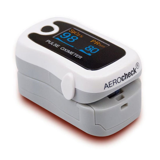 HUM AEROcheck – profesionalni naprstni pulzni oksimeter, 1 kos