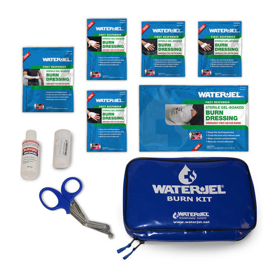 Water-Jel Industrial Burn Kit set za oskrbo opeklin, 1 komplet
