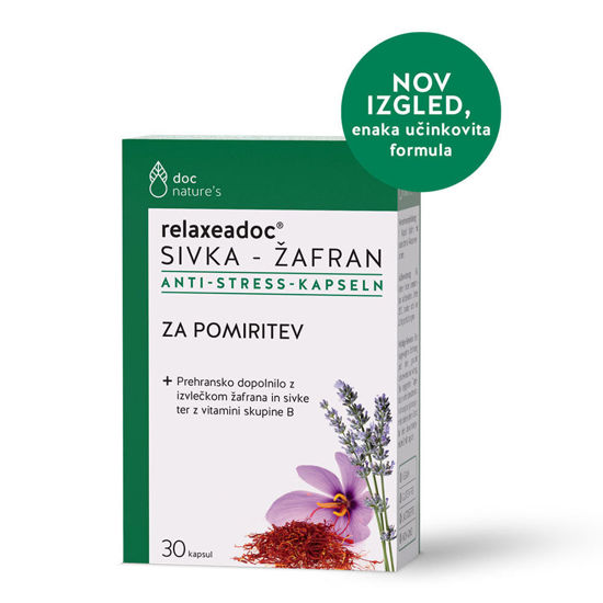Doc Nature’s Relaxeadoc pri stresu, 30 kapsul
