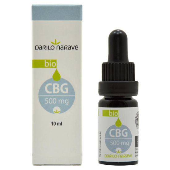 BIO CBG kapljice 500 mg (5 %), 10 mL