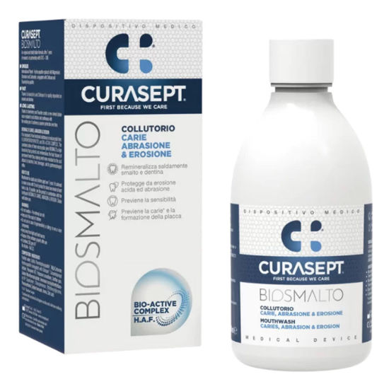 Curasept Biosmalto CAE ustna voda - proti kariesu, 300 mL