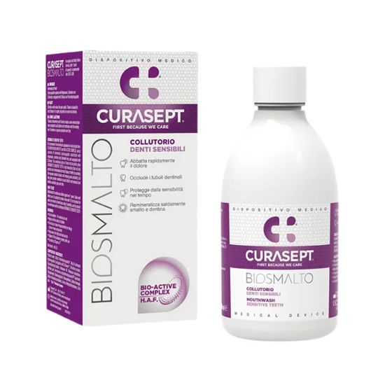 Curasept Biosmalto Sensitive ustna voda, 300 mL
