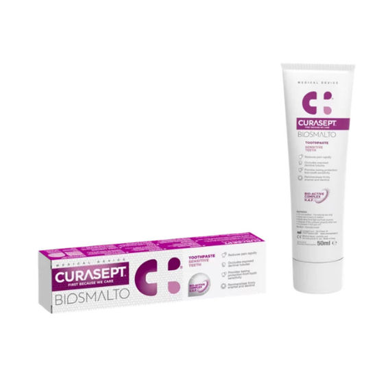 Curasept Biosmalto Sensitive zobna pasta, 75 mL