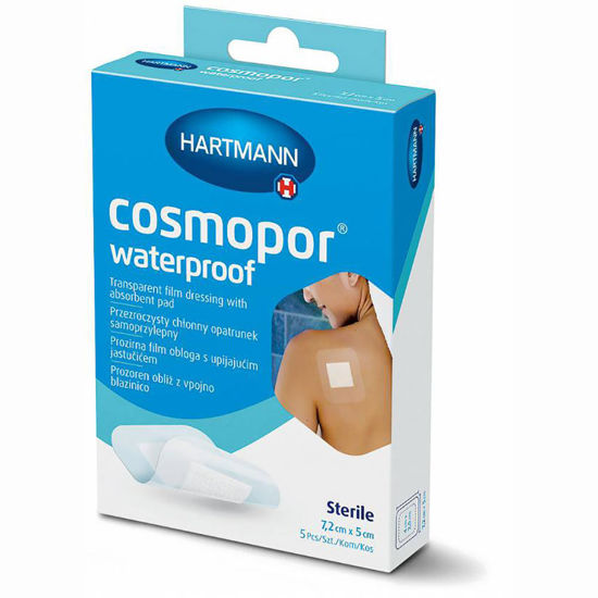 Hartmann Cosmopor Waterproof vodoodporen poopeartivnen obliž, 5 kosov