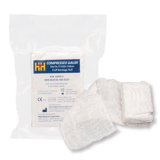 H&H Compressed Gauze kompresirana gaza, 1 kos